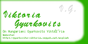 viktoria gyurkovits business card